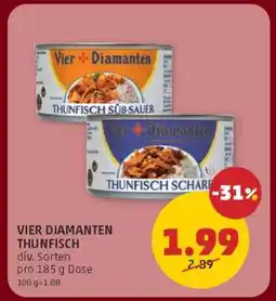 PENNY Vier Diamanten Thunfisch Angebot