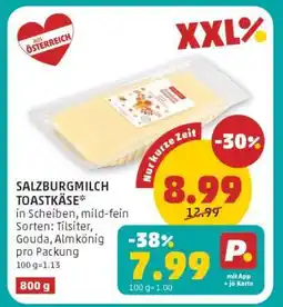 PENNY SALZBURGMILCH TOASTKÄSE Angebot