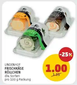 PENNY LINDENHOF FRISCHKÄSE RÖLLCHEN Angebot