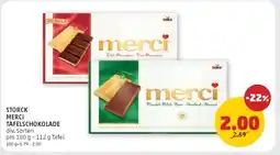 PENNY STORCK MERCI TAFELSCHOKOLADE Angebot