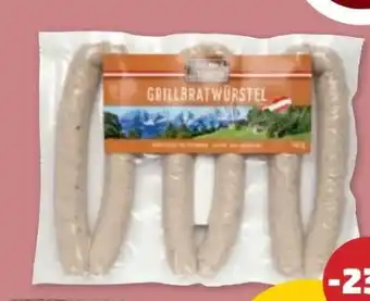 PENNY Ich bin Österreich Grillbratwürstel Angebot