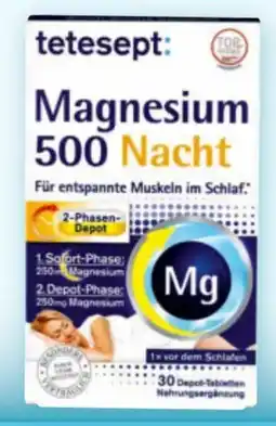 Norma Tetesept Magnesium 500 Nacht Angebot