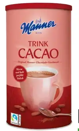 Transgourmet Manner Trink Cacao Angebot