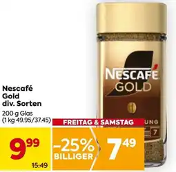Billa Nescafé Gold Angebot