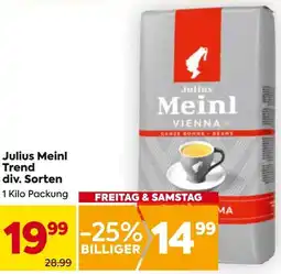 Billa Julius Meinl Trend Angebot