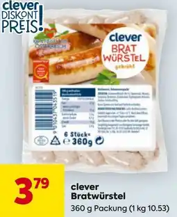 Billa clever Bratwürstel Angebot