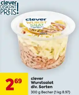 Billa clever Wurstsalat Angebot