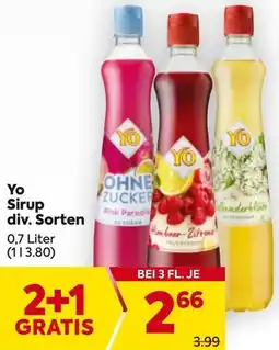 Billa Yo Sirup Angebot