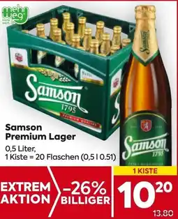 Billa Samson Premium Lager Angebot