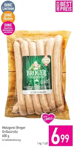 Sutterlüty Metzgerei Broger Grillwürstle Angebot