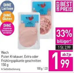 Sutterlüty Wech Puten Krakauer, Extra oder Frühlingspikante geschnitten Angebot