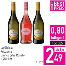 Sutterlüty La Gioiosa Frizzante Bianco oder Rosato Angebot