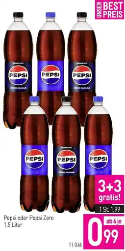 Sutterlüty Pepsi oder Pepsi Zero Angebot