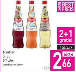 Sutterlüty Mautner Sirup Angebot
