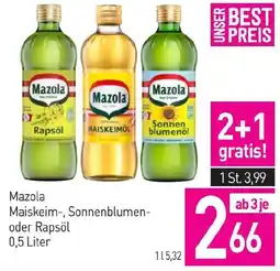 Sutterlüty Mazola Maiskeim-, Sonnenblumen- oder Rapsöl Angebot