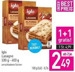 Sutterlüty Iglo Lasagne Angebot