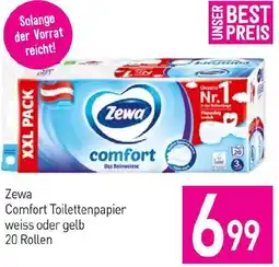 Sutterlüty Zewa Comfort Toilettenpapier weiss oder gelb Angebot