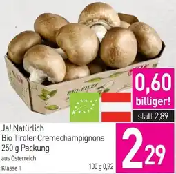 Sutterlüty Ja! Natürlich Bio Tiroler Cremechampignons Angebot