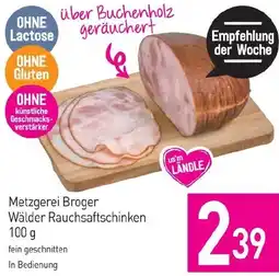 Sutterlüty Metzgerei Broger Wälder Rauchsaftschinken Angebot