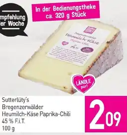 Sutterlüty Sutterlüty's Bregenzerwälder Heumilch-Käse Paprika-Chili 45% F.i.T. Angebot