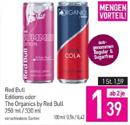 Sutterlüty Red Bull Editions oder The Organics by Red Bull Angebot