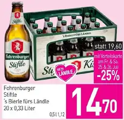 Sutterlüty Fohrenburger Stiftle 's Bierle fürs Ländle Angebot