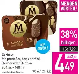 Sutterlüty Eskimo Magnum 3er, 4er, 6er Mini, Becher oder Bonbon Angebot