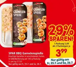 Interspar SPAR BBQ Garnelenspieße Angebot