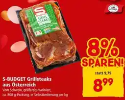 Interspar S-BUDGET Grillsteaks aus Österreich Angebot