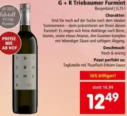 Interspar G+ R Triebaumer Furmint Burgenland Angebot
