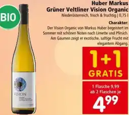 Interspar Huber Markus Grüner Veltliner Vision Organic Angebot