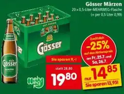 Interspar Gösser Märzen Angebot