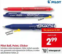 Interspar Pilot Ball, Point, Clicker Angebot