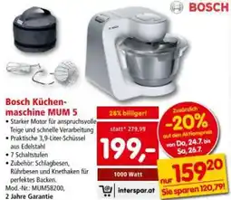 Interspar Bosch Küchenmaschine MUM 5 Angebot