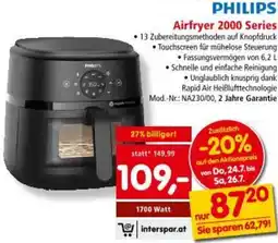 Interspar PHILIPS Airfryer 2000 Series Angebot