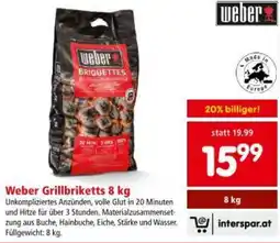 Interspar Weber Grillbriketts Angebot