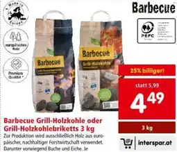 Interspar Barbecue Grill-Holzkohle oder Grill-Holzkohlebriketts Angebot