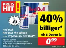 Nah&Frisch Red Bull, Red Bull The Edition oder Organics by Red Bull Angebot