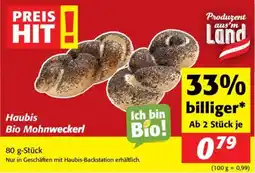Nah&Frisch Haubis Bio Mohnweckerl Angebot