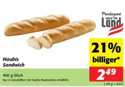 Nah&Frisch Haubis Sandwich Angebot