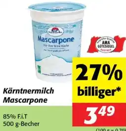 Nah&Frisch Kärntnermilch Mascarpone Angebot