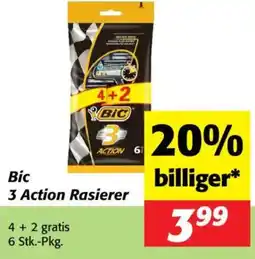 Nah&Frisch Bic 3 Action Rasierer Angebot