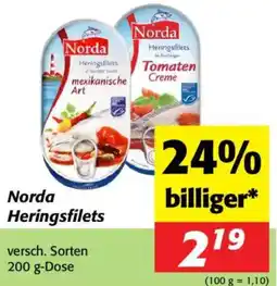 Nah&Frisch Norda Heringsfilets Angebot