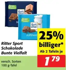 Nah&Frisch Ritter Sport Schokolade Bunte Vielfalt Angebot