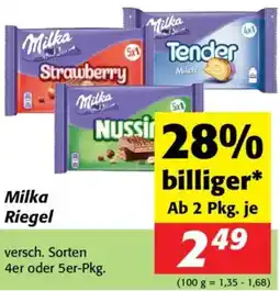 Nah&Frisch Milka Riegel Angebot