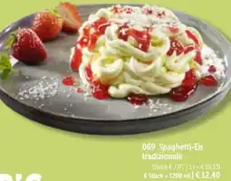 Bofrost Spaghetti-Eis tradizionale Angebot