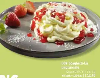 Bofrost Spaghetti-Eis tradizionale Angebot