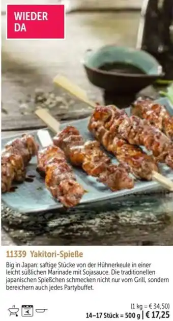 Bofrost Yakitori-Spieße Angebot
