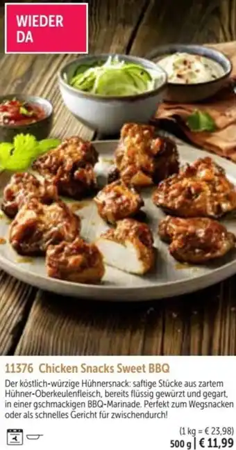 Bofrost Chicken Snacks Sweet BBQ Angebot