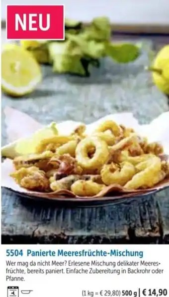 Bofrost Panierte Meeresfrüchte-Mischung Angebot